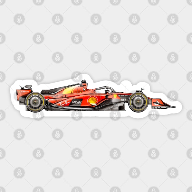 Ferrari 2023 Monza Sticker by F1LEAD